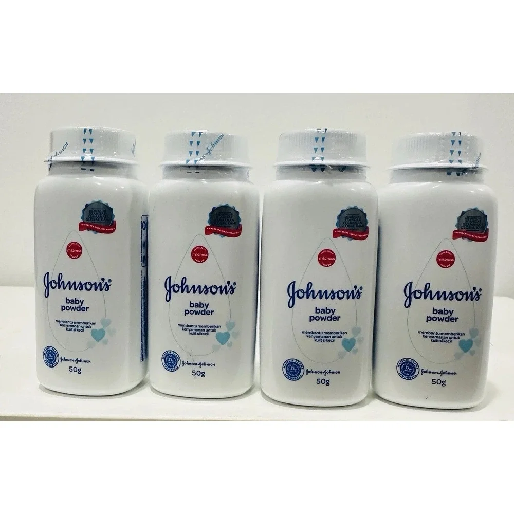 X4 MINI Johnson's Baby Powder Silky Soft Skin W/ Talc Hypoallergenic 1.8oz (50g)